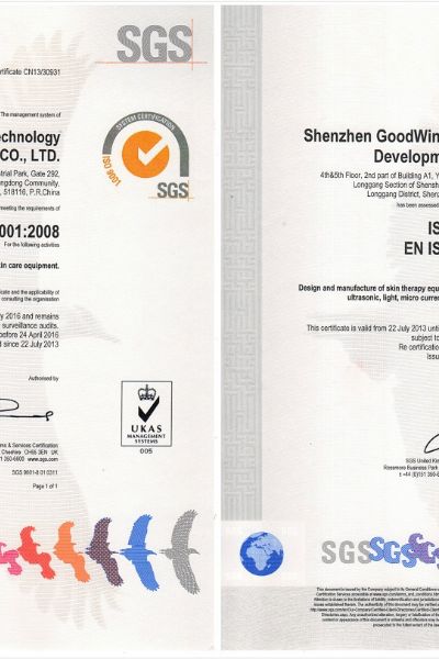 ISO Certifikát GOODWIND